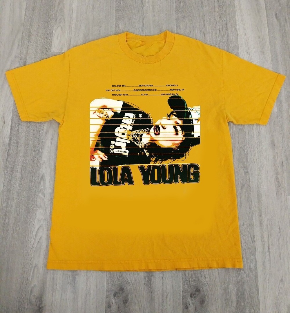 LOLA YOUNG Singer US TOUR Unisex Shirt Cotton